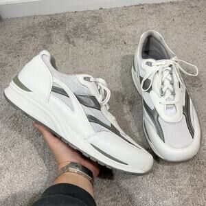 SAS Journey Mesh Sneakers Mens Size 13.5 WW Double Wide White Gray WORN ONCE